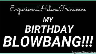 hubby films helena price's wild bbc birthday blowbang gangbang