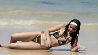 Sun-Kissed Curves Beckon from the Shoreline