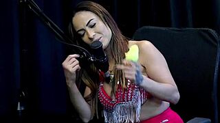 belinha baracho spills on gross fetishes exes favorite foods and hookups in sheer red watch now