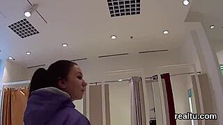 Why resist when this Czech teen gets tempted and POV anal shagged?