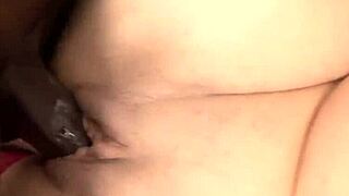 big black cock pounds ebony stepmom's fat ass in rough anal