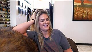 your friend's curvy divorced milf mom clover baltimore craves handjob practice with you taboo style