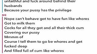 hey honey im sexting this stud right now cuckolding you on snapchat feels so naughty