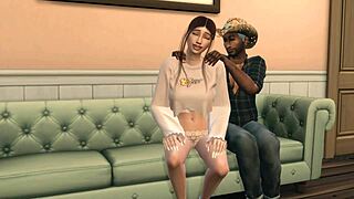 😈 grandpa's sinful city fun with teen pussy big cock handjob blowjob tits galore!!