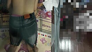 One night stand girl bends over for doggystyle after club pounding?