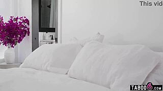 naughty lesbian couple hires teen babysitter river lynn for wet pussy licking