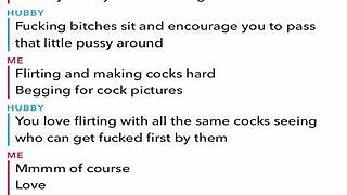 hey honey im sexting this stud right now cuckolding you on snapchat feels so naughty