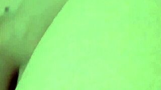 that cute oriental teen sneaks a panty rub voyeur style in hd