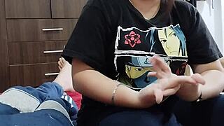 pov your hot colombian stepsis shows magic trick ending with cock in her ass