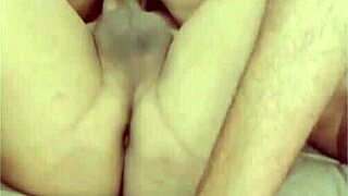 hey my husbands cousin was hiding watching me rub my clit i called him over and gave it good