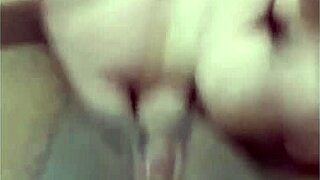 hey my husbands cousin was hiding watching me rub my clit i called him over and gave it good