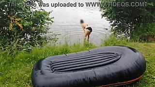 Milf Brunette Vacation Sex Vlog - Homemade Camping Foot Fetish And Dirty Action