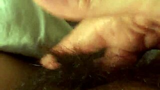 hairy mature mom fingers her wet pussy at the piano