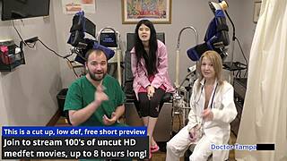 i'm alexandria wu, dr tampa's intern spreading pussy backstage for you