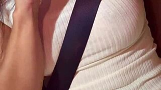 my birthday gift flashing cuck hubby's tiny dick for all 😈💦