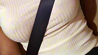my birthday gift flashing cuck hubby's tiny dick for all 😈💦