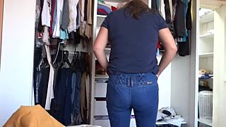 Latin Mature Wife Flashes Beaver to Teen Nephew Outdoors, Begs His Jerk-Off Cumshot