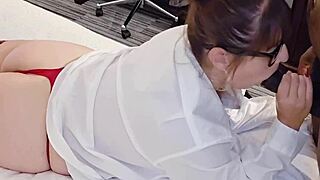 i spill all my dirty office secrets while secretary licks balls and rides my cock