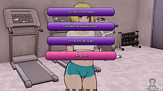 i'm stuck bunkered with this petite femboy milf using dildos handjobs and toys on her small tits shemale cock