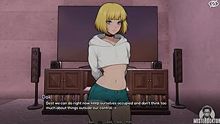 i'm stuck bunkered with this petite femboy milf using dildos handjobs and toys on her small tits shemale cock