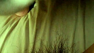 hairy mature mom fingers her wet pussy at the piano
