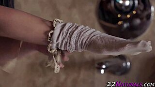 cute babes in stockings gulp monster cocks till faces drip thick cum loads