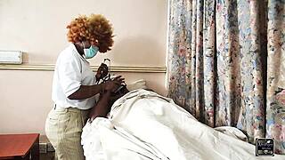 Colombian ebony bends over for doctor's hands turning exam into deep PUSSY licking and rough DOGGYSTYLE fuck