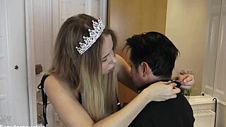 Tall Findom Slaps Spits And Trains Her Pathetic Huge Slave