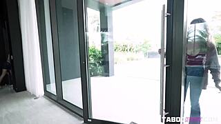 stepdad gets stepdaughter evie christian all alone now