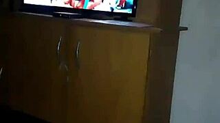 argentinian wife whore gives handjob creampie cumshot after masturbation watching porn big tits