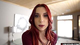 April Snow stepmom spies big meaty dick
