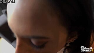 katrina moreno's big tits bounce as she gets fucked hard ending with cum covering her curvy latina chest