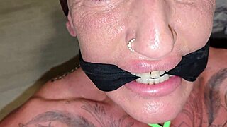 her massive clit and tits shake as i tie her up tight she begs and writhes in bdsm agony pure emotion