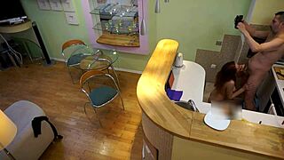 Slutty Stepdaughter Candy Red Takes Daddy's Homemade Doggystyle Pounding!!