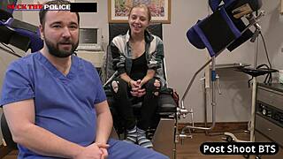 school officer ava siren chokes on student cock deepthroat gagging in office miniskirt humiliation pov
