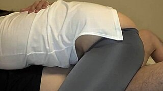 mature japanese wife straddles lover kissing tight in cowgirl sex