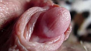 wanna see this big clit throb through orgasm up close?