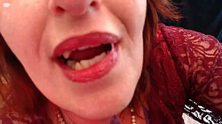 dawnskye1962 update 161-269 smears lipstick on cig november 12