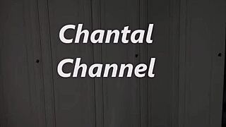 chantalchannel's sexy striptease shows off her big ass pussy and tits thru lingerie 😍🍑🔥