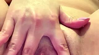hey petite asian, rubbing creamy pussy till double squirting orgasm feels amazing