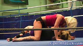 damn those bigtits european babes wrestling busty dykes got me hard already