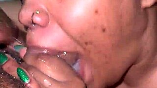 i'm choking on tasha's deepthroat skills with big daddy's huge black cock