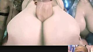 chun li pussy slammed while c viper rides cock in dp frenzy