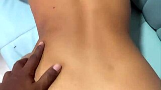 petite teen takes huge black cock and ends up cum covered