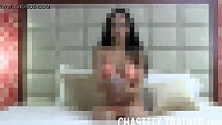 your cock locked up long in femdom bondage