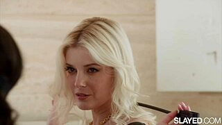 Charlotte Blindfolds and Ravishes Submissive Valentina