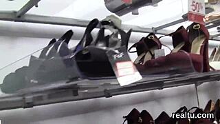 flawless czech teen teased in hypermarket then pov anal pounded