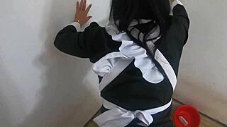 Slutty Nun Nympho Maid Cosplay Blowjob Cum Compilation
