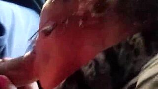 my quick brazilian shemale oral sucked me off in the car