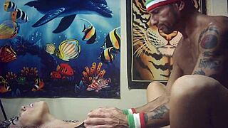 i feel the passion surging as candice cumm takes italian machine pounding backstage